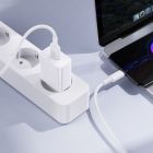 Мережевий зарядний пристрій BOROFONE BA110A Lemi single port charger set (Micro) (EU) White