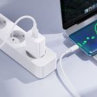 Мережевий зарядний пристрій BOROFONE BA110A Lemi single port charger set (Type-C) (EU) White