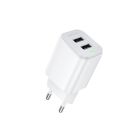 Мережевий зарядний пристрій BOROFONE BAS81A Star dual-port charger (EU) White