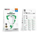 Мережевий зарядний пристрій BOROFONE BAS82A Star single port QC3.0 charger set (Type-C) (EU) White