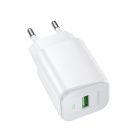 Мережевий зарядний пристрій BOROFONE BAS82A Star single port QC3.0 charger (EU) White