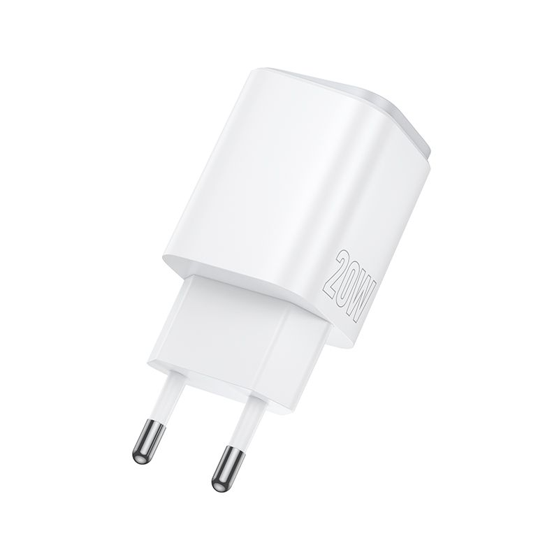 Мережевий зарядний пристрій BOROFONE BAS83A Star PD20W+QC3.0 charger (EU) White