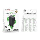 Мережевий зарядний пристрій BOROFONE BAS84A Star single port PD25W charger (EU) Black