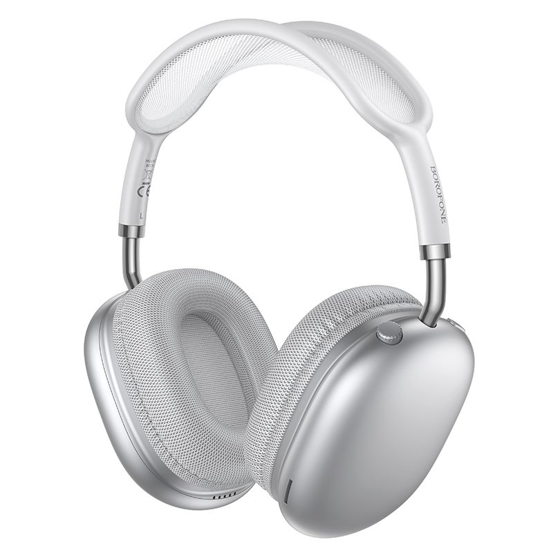 Бездротові накладні навушники BOROFONE BO36 Tone BT headphones Silver