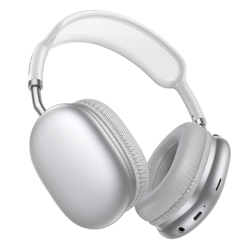 Бездротові накладні навушники BOROFONE BO36 Tone BT headphones Silver