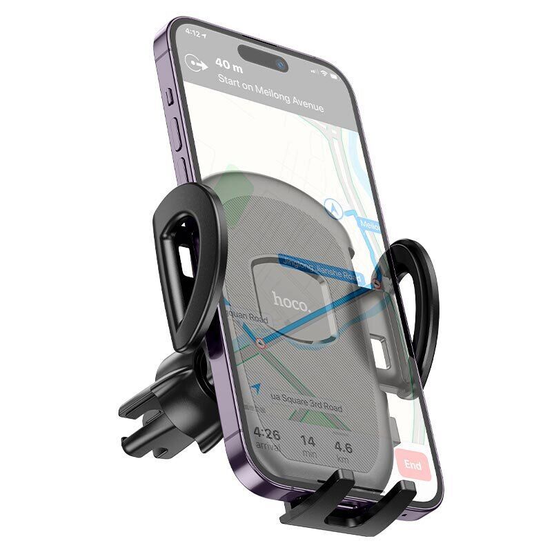 Автотримач для телефона HOCO H8 General car holder(air outlet) Black