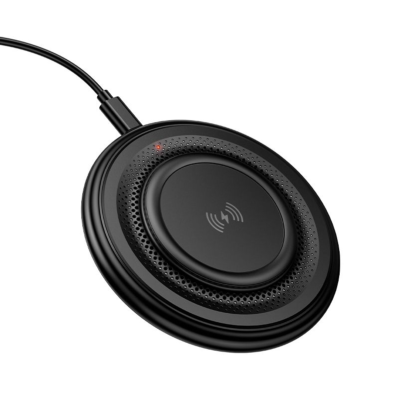 Бездротовий зарядний пристрій BOROFONE BQ40 Crown desktop wireless fast charger Black