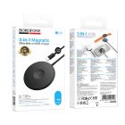 Бездротовий зарядний пристрій BOROFONE BQ41 Glory 3-in-1 magnetic wireless fast charging Black