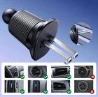 Автотримач для телефона UGREEN LP923 Air Vent Magnetic Car Phone Mount black