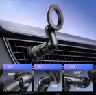 Автотримач для телефона UGREEN LP923 Air Vent Magnetic Car Phone Mount black