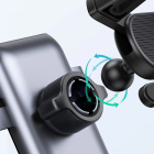 Автотримач для телефона UGREEN LP274 Gravity Phone Holder for Round Air Vent gray