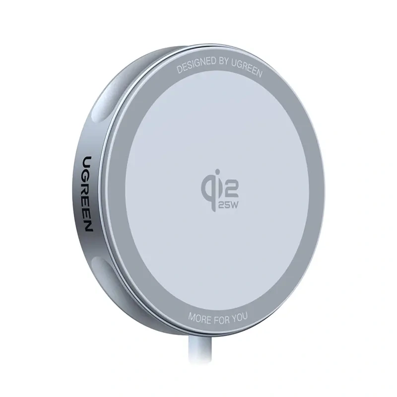 Бездротовий зарядний пристрій UGREEN W753 25W Magnetic Wireless Charger Starlight Blue
