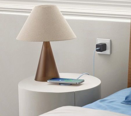 Бездротовий зарядний пристрій UGREEN W753 25W Magnetic Wireless Charger Starlight Blue