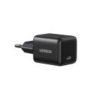 Мережевий зарядний пристрій UGREEN X512 20W USB-C GaN Fast Charger EU Black