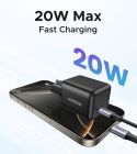 Мережевий зарядний пристрій UGREEN X512 20W USB-C GaN Fast Charger EU Grey