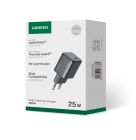 Мережевий зарядний пристрій UGREEN X517 25W USB-C GaN Fast Charger Black