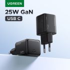 Мережевий зарядний пристрій UGREEN X517 25W USB-C GaN Fast Charger Black
