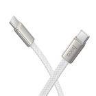 Кабель HOCO X125 Exceso 60W charging data cable C to C White