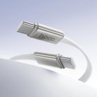 Кабель HOCO X125 Exceso 60W charging data cable C to C White