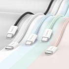Кабель HOCO X104 Source 60W charging data cable Type-C to Type-C(L=1M) White