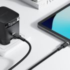 Кабель ACEFAST C22-03, Type-C to Type-C, 60W, 3A, 1.2m, Nylon Braid, Aluminum Alloy + TPE connectors, Black