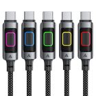Кабель ACEFAST C21-03, Type-C to Type-C, 60W, 1.2m, Nylon, Aluminum Alloy connectors, Black