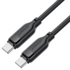 Кабель ACEFAST C16-03, Type-C to Type-C, 60W, 1.2m, TPE, TPU connectors, Black
