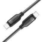 Кабель ACEFAST C16-03, Type-C to Type-C, 60W, 1.2m, TPE, TPU connectors, Black