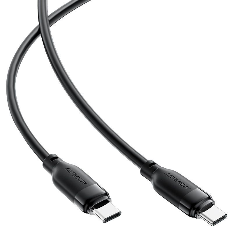Кабель ACEFAST C16-03, Type-C to Type-C, 60W, 1.2m, TPE, TPU connectors, Black