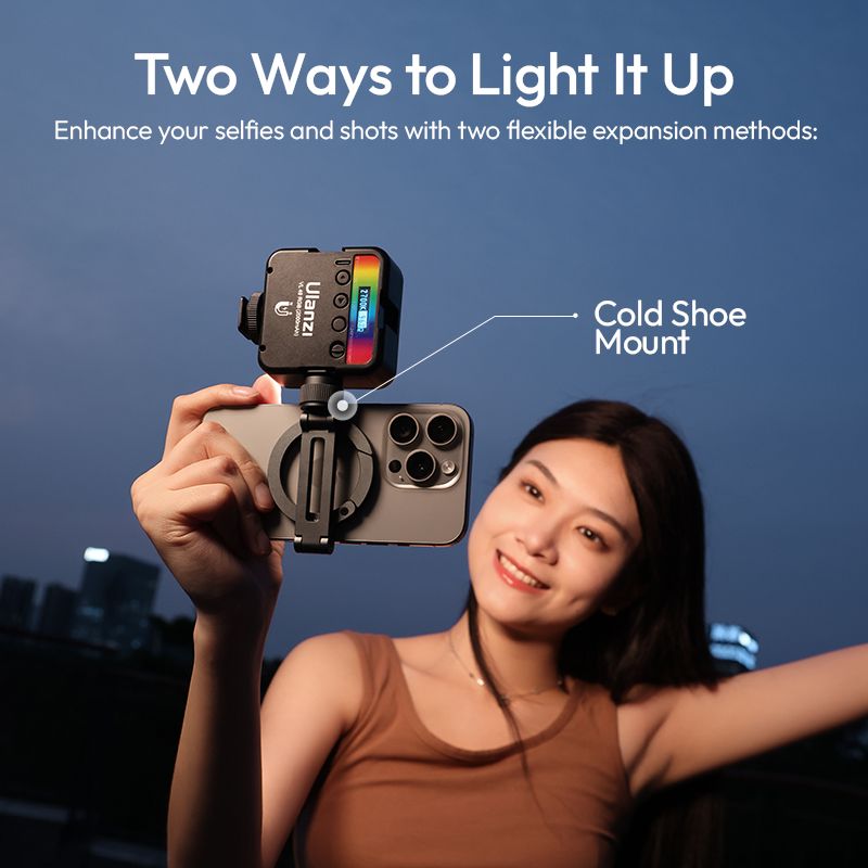 Тримач для телефону Ulanzi MA07 Maglock 1/4 Cold Shoe Phone Mount Black