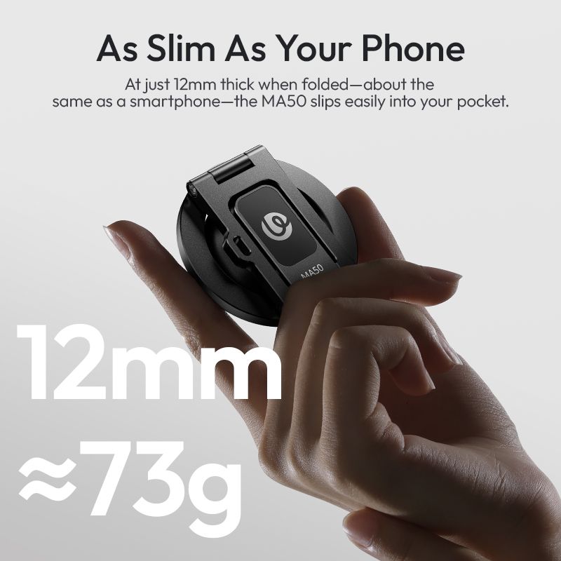 Тримач для телефону Ulanzi MA50 Uka Magnetic Phone Holder Black