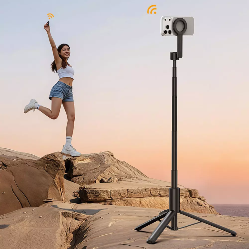 Селфі-трипод Ulanzi SK27 Tripod Tripod Selfie Stick(Magnetic Version) Black