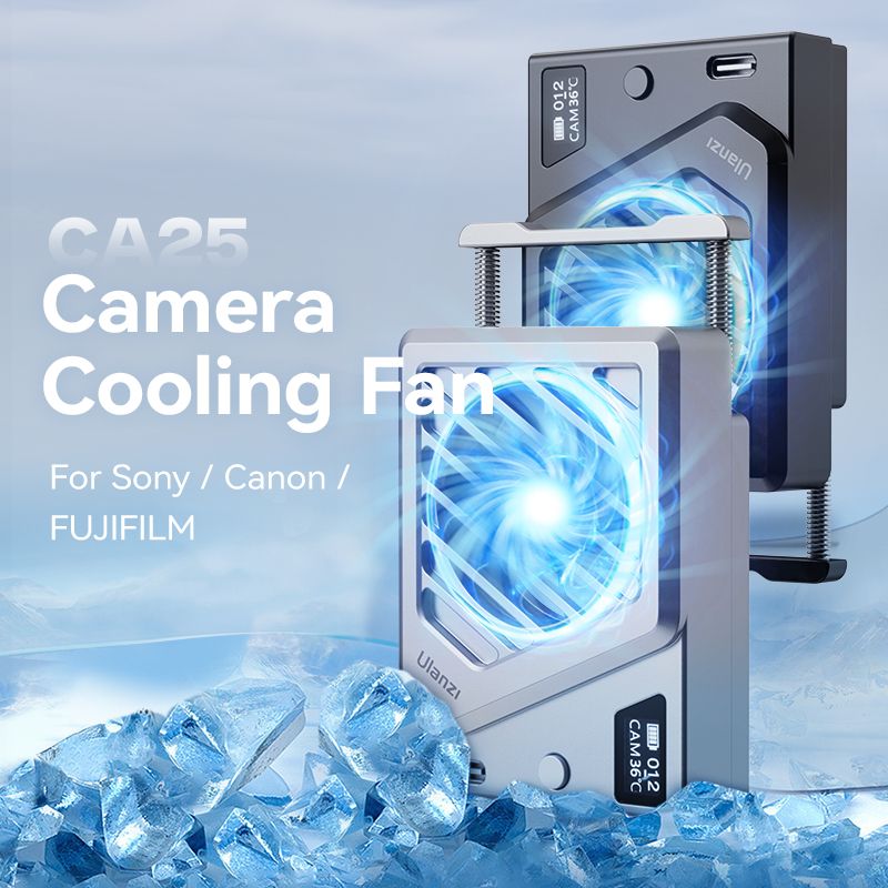 Кулер охолодження камери Ulanzi Ulanzi CA25 Camera Cooling Fan For Sony / Canon / FUJIFILM Black