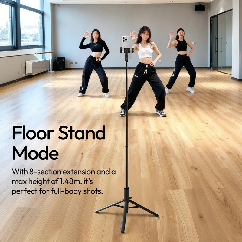 Селфі-монопод Ulanzi Ulanzi MT86 Automatic Phone Tripod(Phone Clamp,Black)