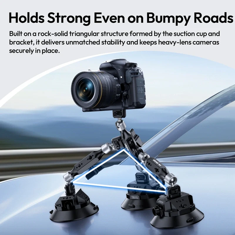 Присоска для камери Ulanzi TB15 Suction Cup Mount