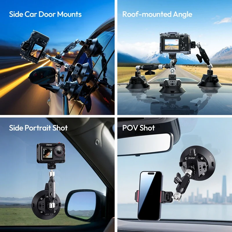 Присоска для камери Ulanzi TB15 Suction Cup Mount