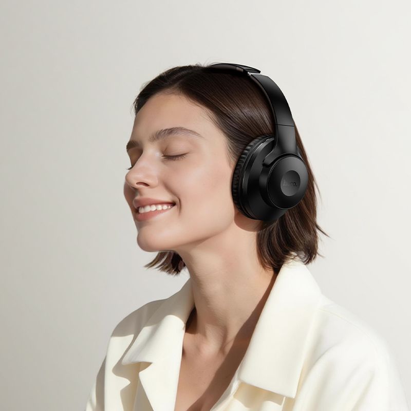 Бездротові накладні навушники HOCO W71 Cool sound BT headphones Black