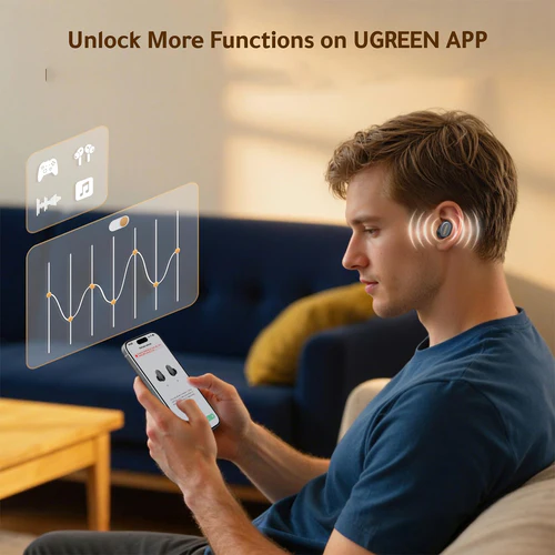 Навушники UGREEN WS220 Dots white