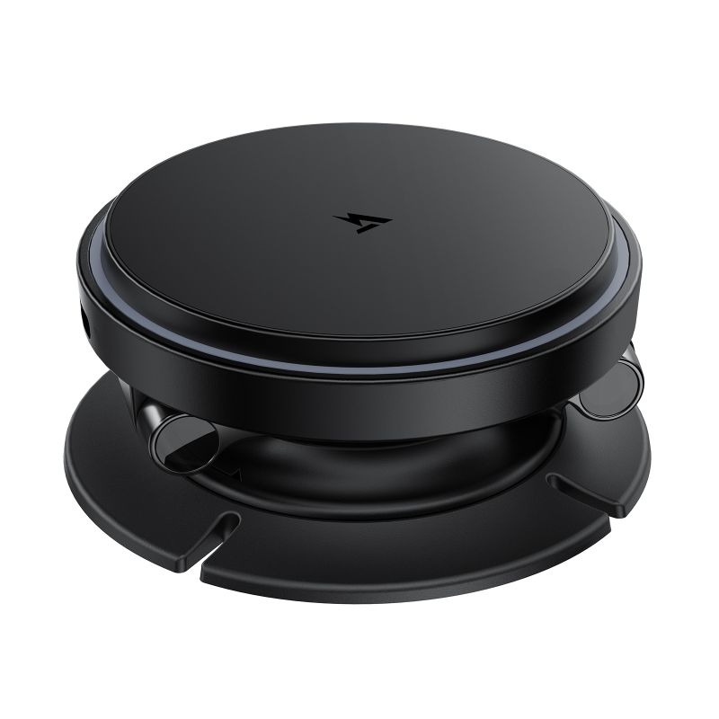 Автотримач для телефона з БЗП ACEFAST D65 magnetic folding wireless charging car holder Black