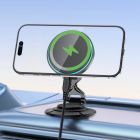 Автотримач для телефона з БЗП ACEFAST D65 magnetic folding wireless charging car holder Black