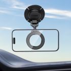 Автотримач для телефона з БЗП ACEFAST D65 magnetic folding wireless charging car holder Black