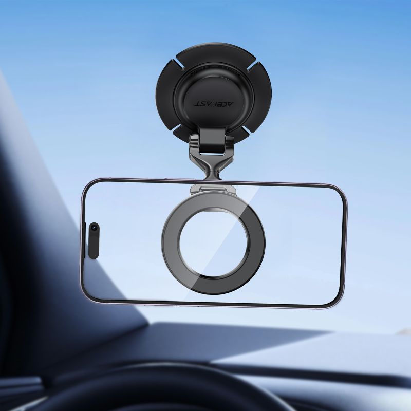 Автотримач для телефона ACEFAST D64 magnetic folding car holder, Black