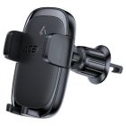 Автотримач для телефона з БЗП ACEFAST D48 press type wireless charging car holder for air vent Black