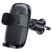 Автотримач для телефона з БЗП ACEFAST D48 press type wireless charging car holder for air vent Black