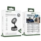 Автотримач для телефона ACEFAST E28 manual suction cup magnetic Phone holder, Metal Gray