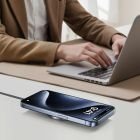 Бездротовий зарядний пристрій ACEFAST E24 QI2 desktop magnetic wireless charger with cable, Metal Gray