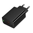Мережевий зарядний пристрій HOCO CS93A Leader single port PD20W charger Black