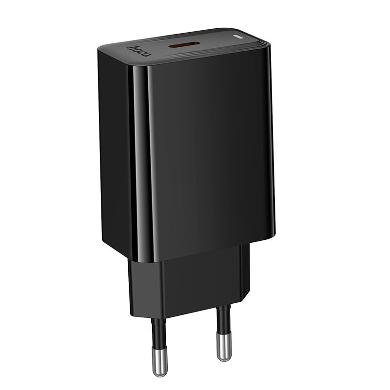 Мережевий зарядний пристрій HOCO CS93A Leader single port PD20W charger Black