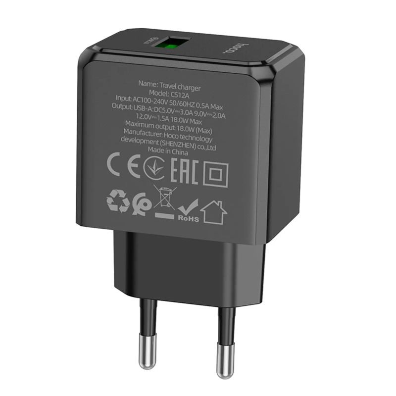 Мережевий зарядний пристрій HOCO N68 Nuevo single port PD20W charger White
