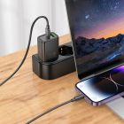 Мережевий зарядний пристрій HOCO N61 Gentle PD20W+QC3.0 charger set(C to iP) Black